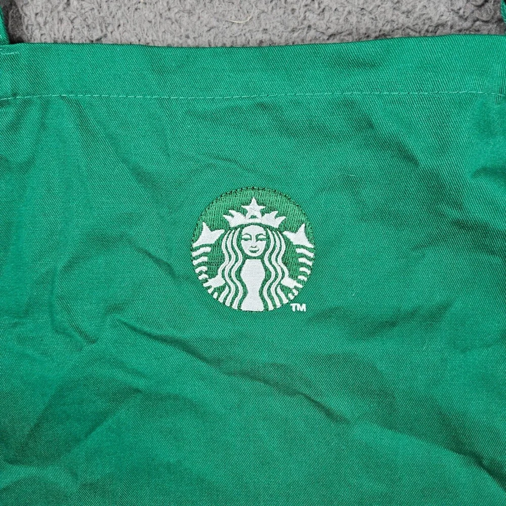 Starbucks Barista‎ Green Apron Embroidered Siren Logo Two Pockets